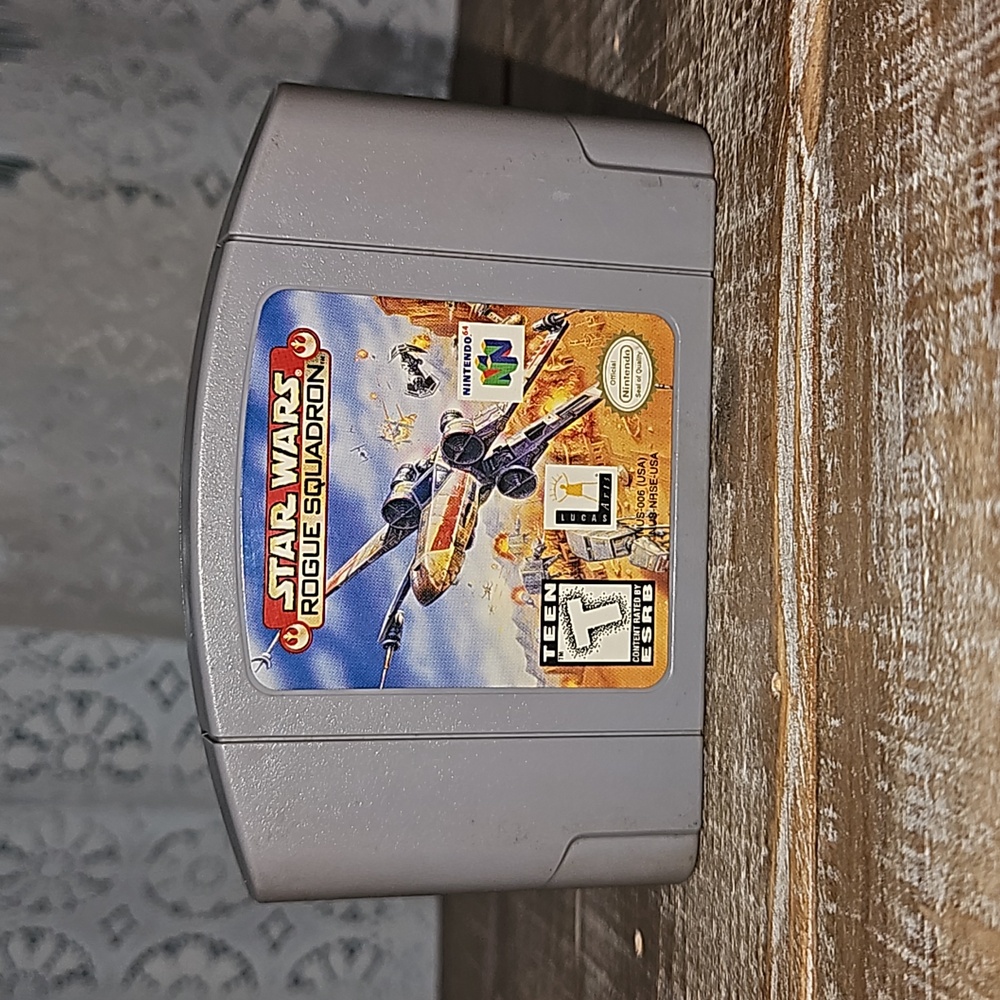 Vintage | Nintendo 64 "Star Wars: Rogue Squadron" Game Pak Video Game